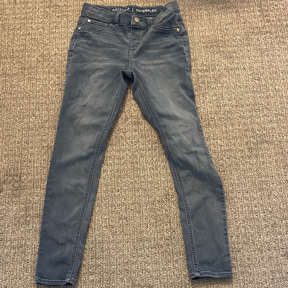 Arizona Jean Co. Superflex Girls Skinny Jeans Regular Jegging Size 14 Regular
